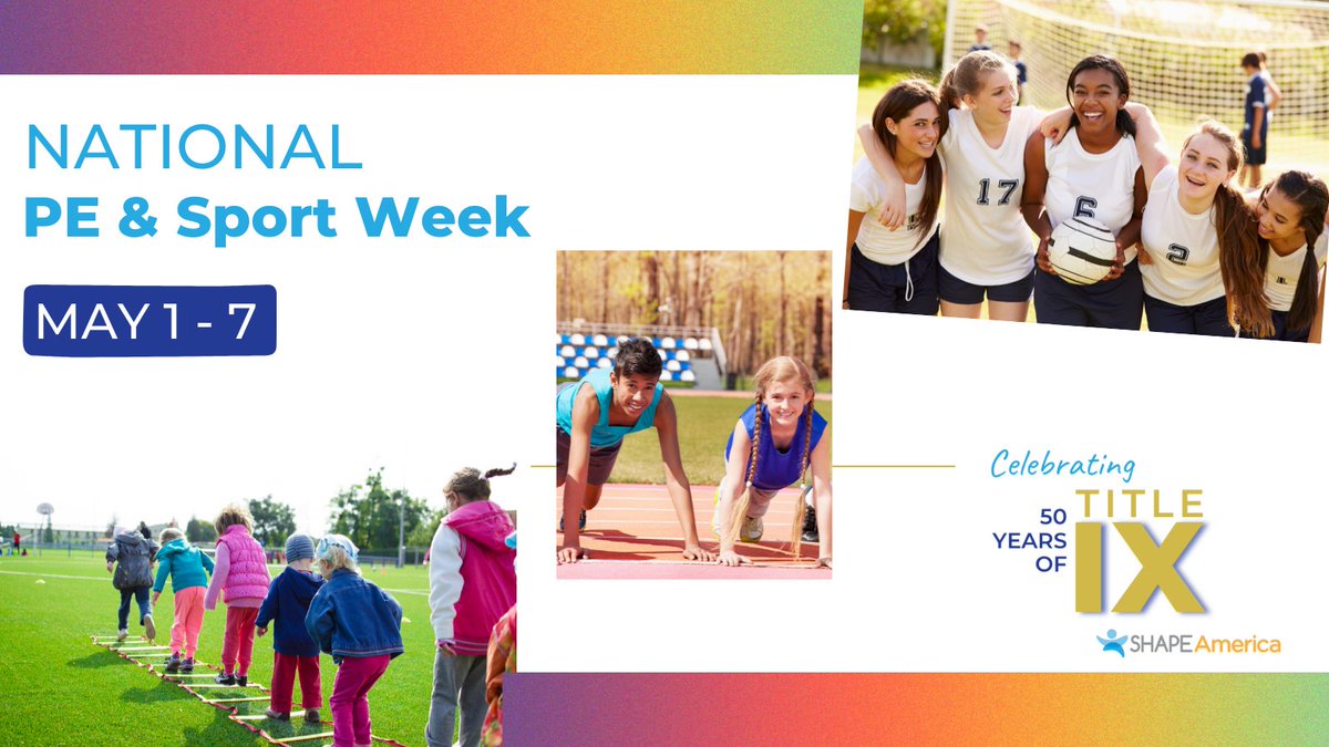 It is National Physical Education &amp; Sport Week👏👏#SHAPEResources 

Check out our homepage, it contains ALL of our new, free resources: bit.ly/2EbuUh2

Curated free activities &amp; lesson plans: bit.ly/3vVdBOa