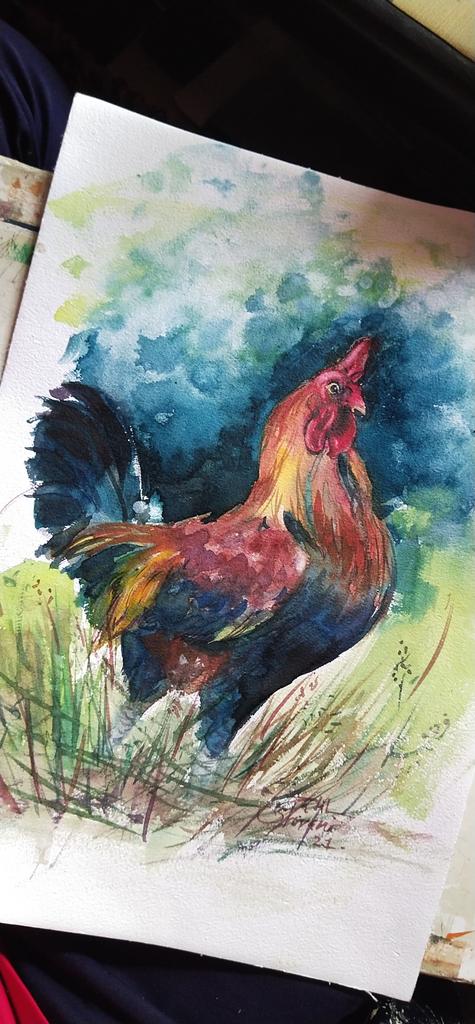 shiva9699's tweet photo. Water colour 
Painting 🎨 https://t.co/4iUfE4NqV4
