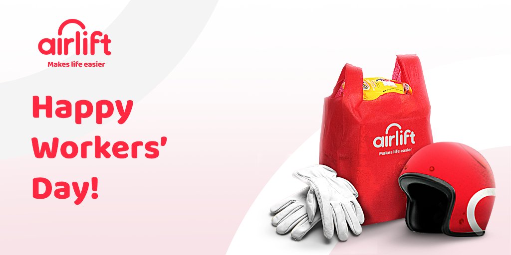 Happy Workers Day! 
Celebrating our amazing Labour force which is the strength behind making millions of lives easier! ❤️
#Airlift #MakesLifeEasier #WorkersDay2022
