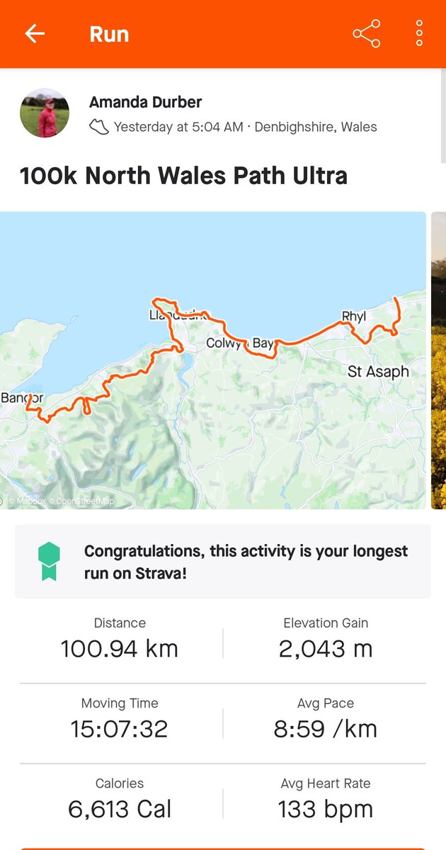 Amanda_Durber's tweet photo. 100k North Wales Path Ultra with over 2000m of climbing. Enjoyed immensely. Tough over the hills with the wind and rain but a great day #running #NorthWales #ultramarathon @UKRunChat @absolute360 @RunWales @TrailRunningMag @UltraRunningMag https://t.co/7hKfMfdMI4
