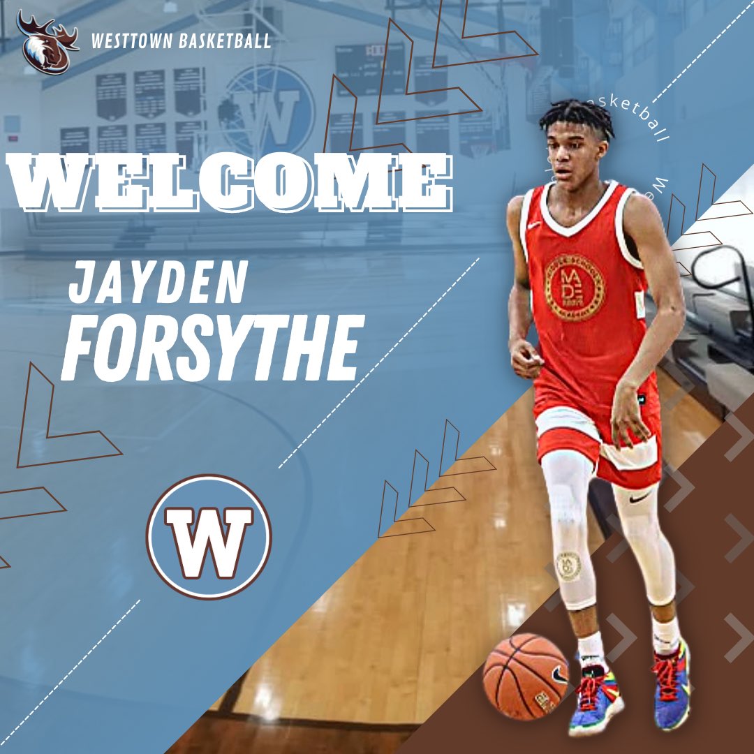 We are very excited to welcome Jayden Forsythe <a href="/yoo_jayyyy/">Jayden Forsythe</a> to our Westtown Basketball family. Jayden is a 6’4” Combo Guard from Brooklyn NY, and plays for New Heights EYBL program. 
We are ecstatic to welcome Jayden and his family to our Westtown Community.