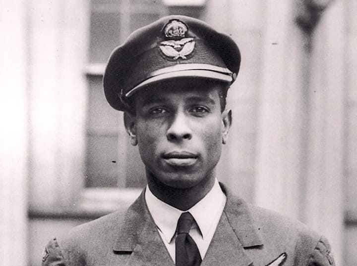 BlkHistStudies's tweet photo. In remembrance of the 105th Bornday Anniversary of Ulric Cross (1 May 1917 – 4 October 2013) was a Trinidadian jurist, diplomat and Royal Air Force (RAF) navigator. Ulric Cross, the most highly decorated Caribbean airman in the RAF during World War II. #ulriccross https://t.co/KQVjYaQ2bV