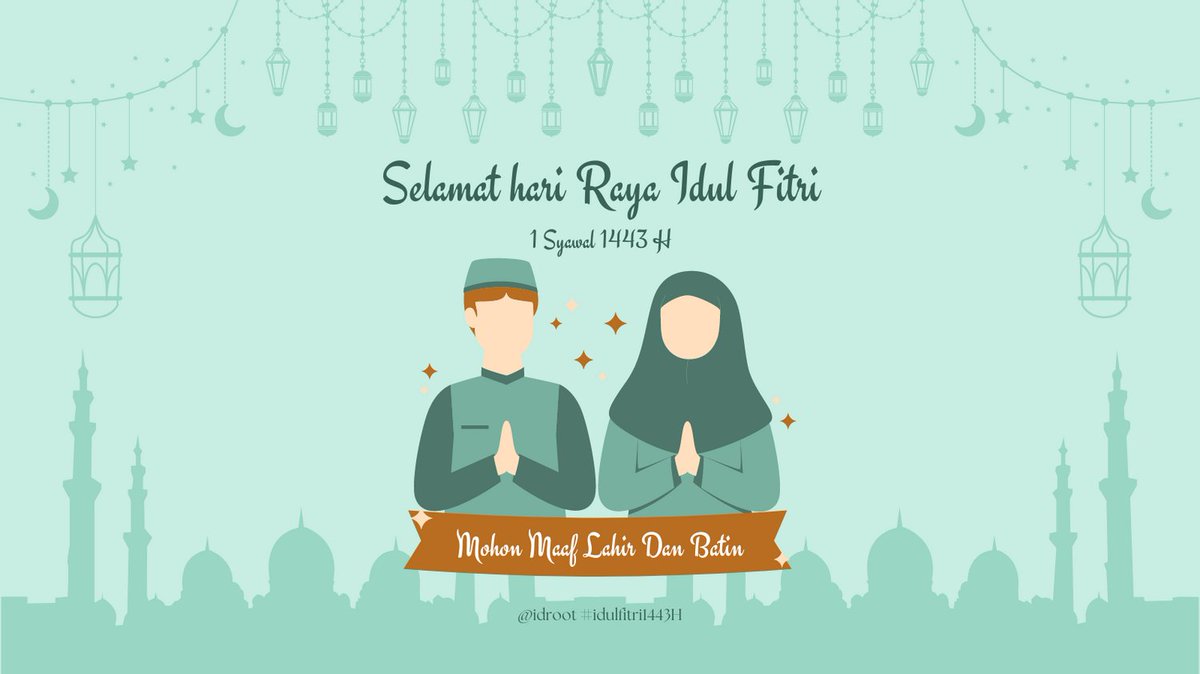 idroot's tweet photo. https://t.co/YlYpjTYobF Mengucapkan Selamat hari Raya Idul Fitri 1443 H Mohon Maaf Lahir dan Batin #idulfitri1443H #hosting #server #cloud https://t.co/PKSJ40ctSE