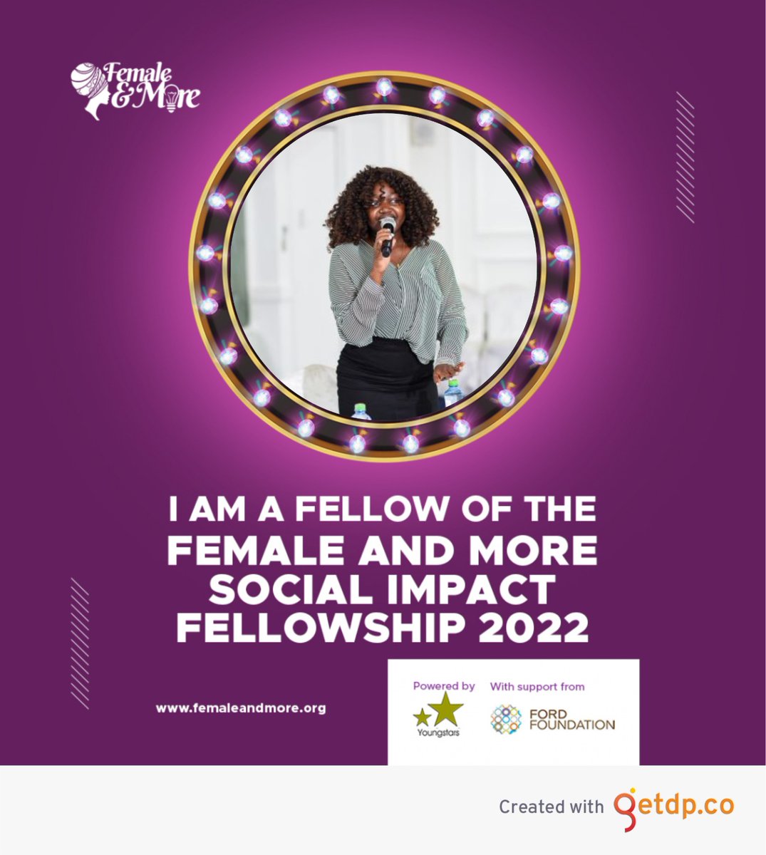 KatanaEmily's tweet photo. I have been privileged to part of Female And More ( FAM) SOCIAL IMPACT FELLOWSHIP 2022!!💃 courtesy of @YoungstarsFoundation and funded by @FordFoundation, I want to say a huge thank you for this opportunity! Looking forward to inspiring more women and girls!
@sombezapwani https://t.co/CfngcHsZMC