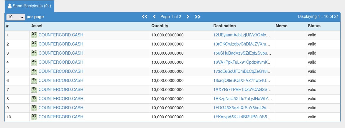 CounterCord's tweet photo. 1st COUNTERCORDCASH #Airdrop just happened in the #CounterCord Discord to all BTC-Verified members!
We also just purged the server of non BTC-Verified Members!
Site: https://t.co/9WFzZpDlMV
Discord: https://t.co/tNUapFSGP0
Asset: https://t.co/1vkJZbcvrt
#Bitcoin #BTC #NFT #XCP https://t.co/BrPIwCyBM2