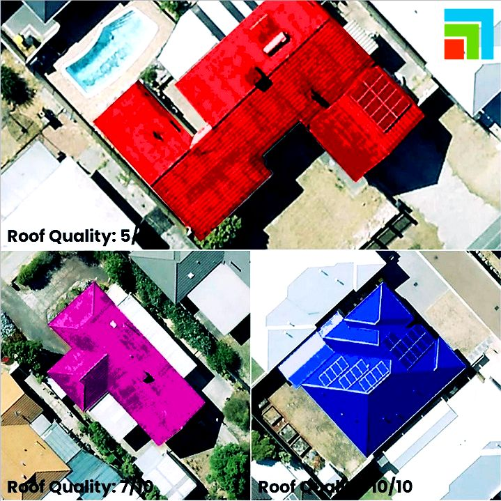 MapizyTech's tweet photo. It is amazing to see how photogrammetric image processing has evolved over the last 10 years. Building detection was a challenge in the past and now AI can easily quantify building roofs at unprecedented detail down to tile quality.

Some examples shown below powered by Mapizy AI https://t.co/grQIaMc8MZ
