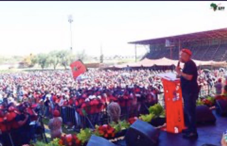 #EFFMayDayRally 

🔴 In other news it looks like Julius Malema and leadership of #EFF was welcomed 🔴

#WorkersDay2022 #workers #cosatu #cyrilramaphosa #ramaphosa #CosatuMayDay2022