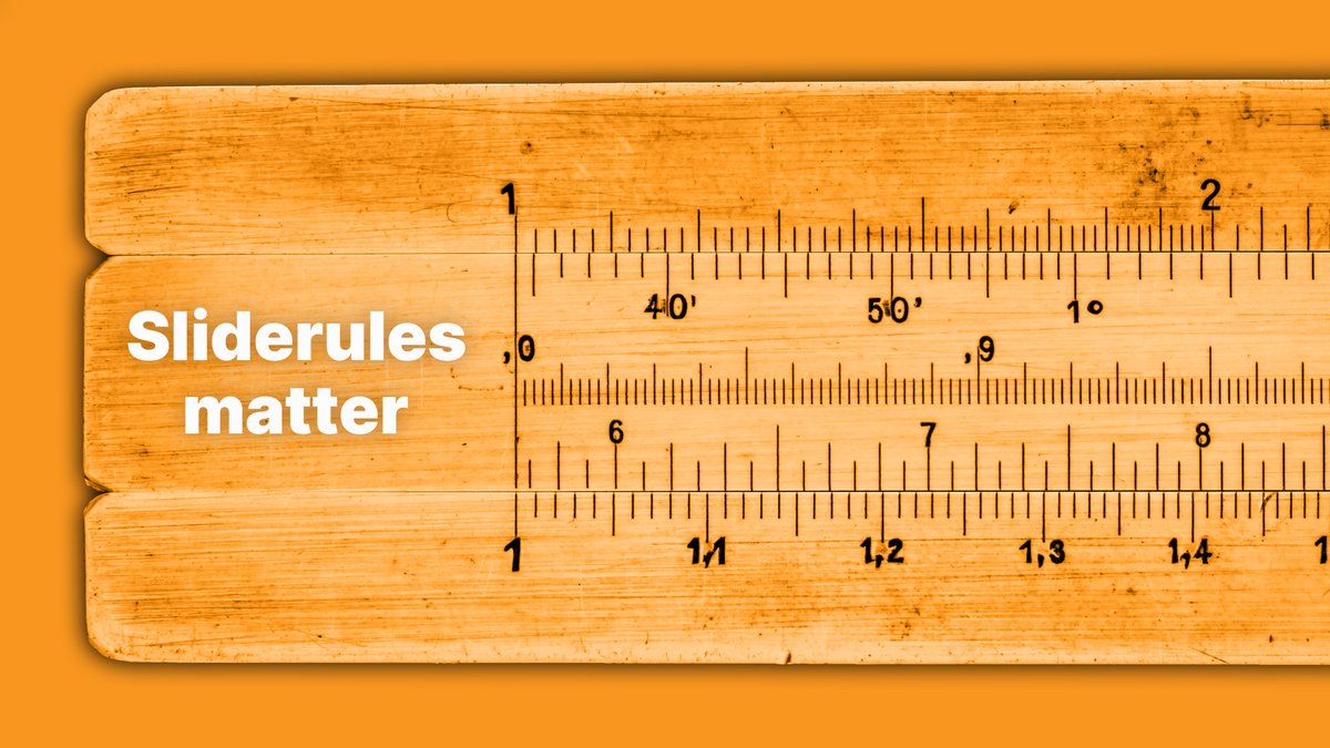 8bitnews1's tweet photo. Sliderules almost seem like magic if you don't know their secrets. Scott Locklin takes a look at this analog technology in current times. 

https://t.co/ej65JpceLu

#8bitnews #retrocomputing #retrogaming #analog #sliderules #math #computation #60s https://t.co/Bs2xl71fWU