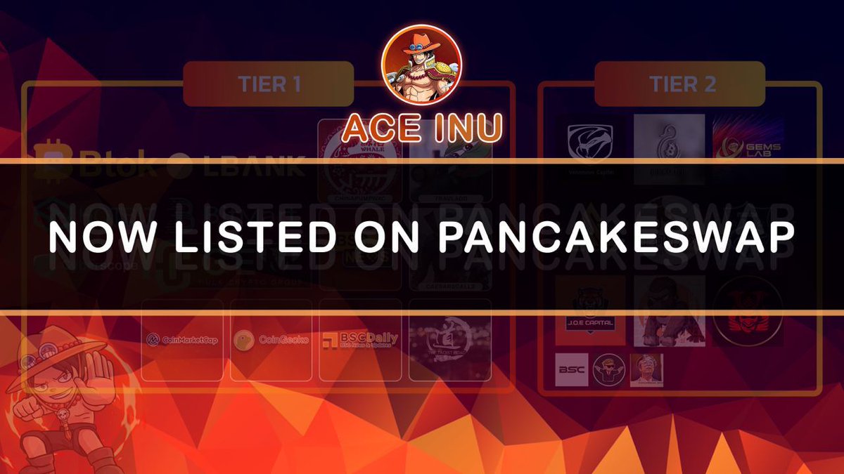 $ACE now listed on Pancakeswap

🔥Smartcontract: 0xB77227733b7CcC4E0c3f169D413C65a24a2141ea

💎Buy in: pancakeswap.finance/swap?outputCur…

⛳️Chart:

Poocoin: poocoin.app/tokens/0xb7722…

Dextools: dextools.io/app/bsc/pair-e…

🆘Admin never DMs you first !!!
🆘Careful with scammers !!!