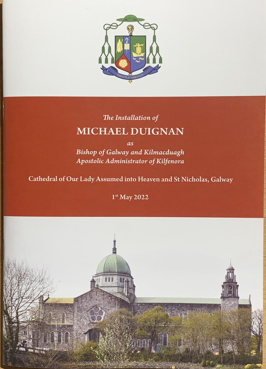BishopDNulty's tweet photo. More photographs from the Installation of Bishop Michael Duignan as Bishop of Galway and Kilmacduagh &amp; Apostolic Administrator of Kilfenora in @GalwayCathedral earlier this afternoon. Blessings on Bishop Michael as he shepherds both Galway and @Clonfertdiocese @CatholicNewsIRL https://t.co/rW4y964sul