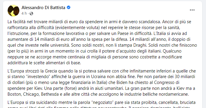 L'Europa strozzò la Grecia quando la si poteva salvare con cifre infinitamente inferiori a quelle che si stanno “investendo” affinché la guerra in Ucraina non abbia fine.