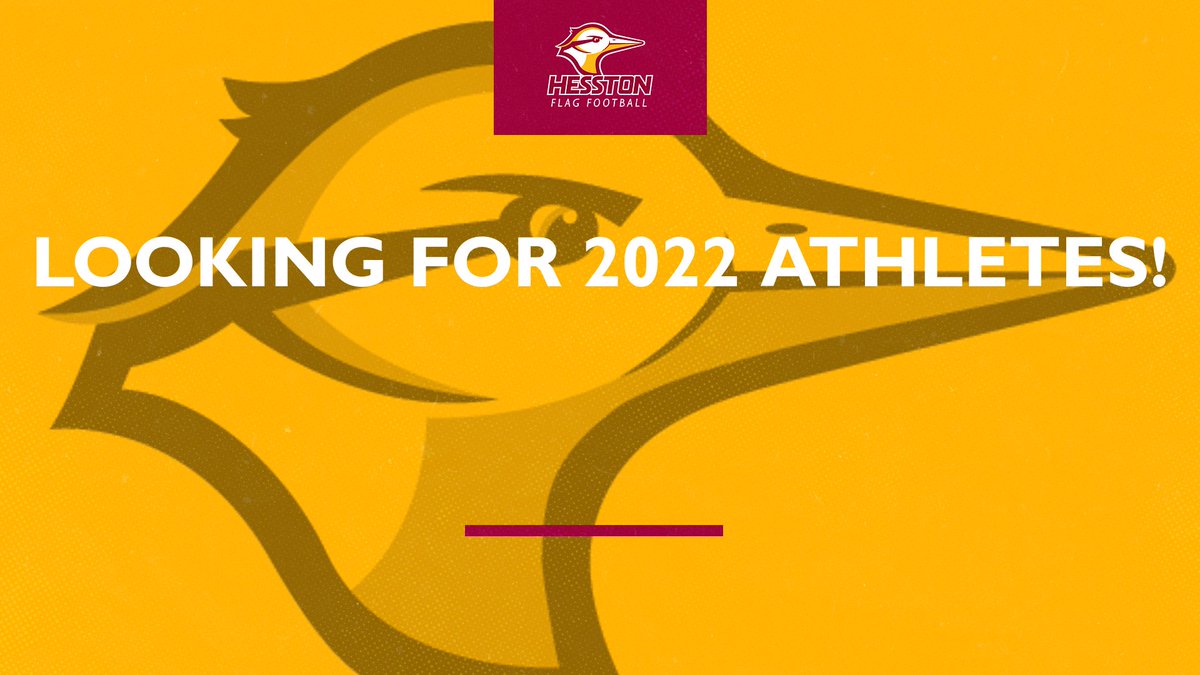 We are still on the look out for 2022 athletes that want to come play flag football! If you want me to take a look at your film either dm me or fill out a request form

hesston.edu