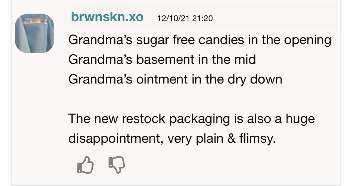 fungrantica's tweet photo. Grandma, what rancid dry down you have!

(Fenty by Fenty) https://t.co/g8tr1wZFk4