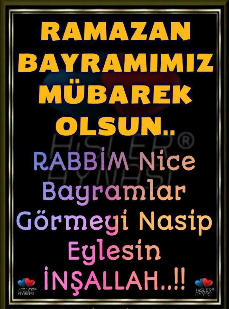 Herkese iyi bayramlar dileriz arkadaşlar