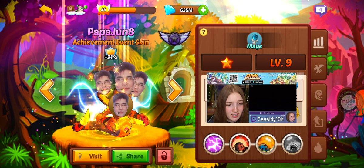 PapaJun_DJBae8's tweet photo. Welcome back @Cassidy13K we missed you. #raidgang
Watching, chatting while playing @ClashOfStreamer
#ClashOfStreamers
#BestGameApp
https://t.co/uQmF8Mf46m 👈download now https://t.co/uKzOjEKALC