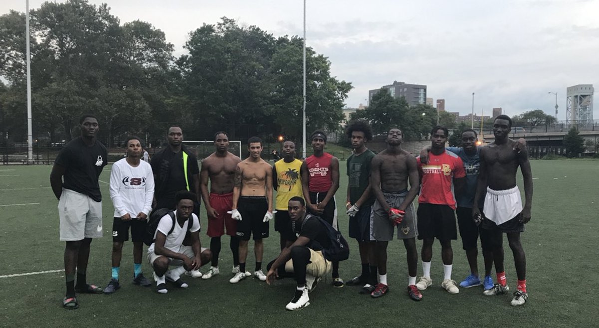Coachlanese13's tweet photo. Flashback to July 2017, this is proof that if you trust the process and work hard on and off the field ALL YOUR DREAMS can come TRUE 💯💯 @DavidNwaogwugwu @loyalty_sean #NYCHASBALLERS https://t.co/AZv5PRx4CU