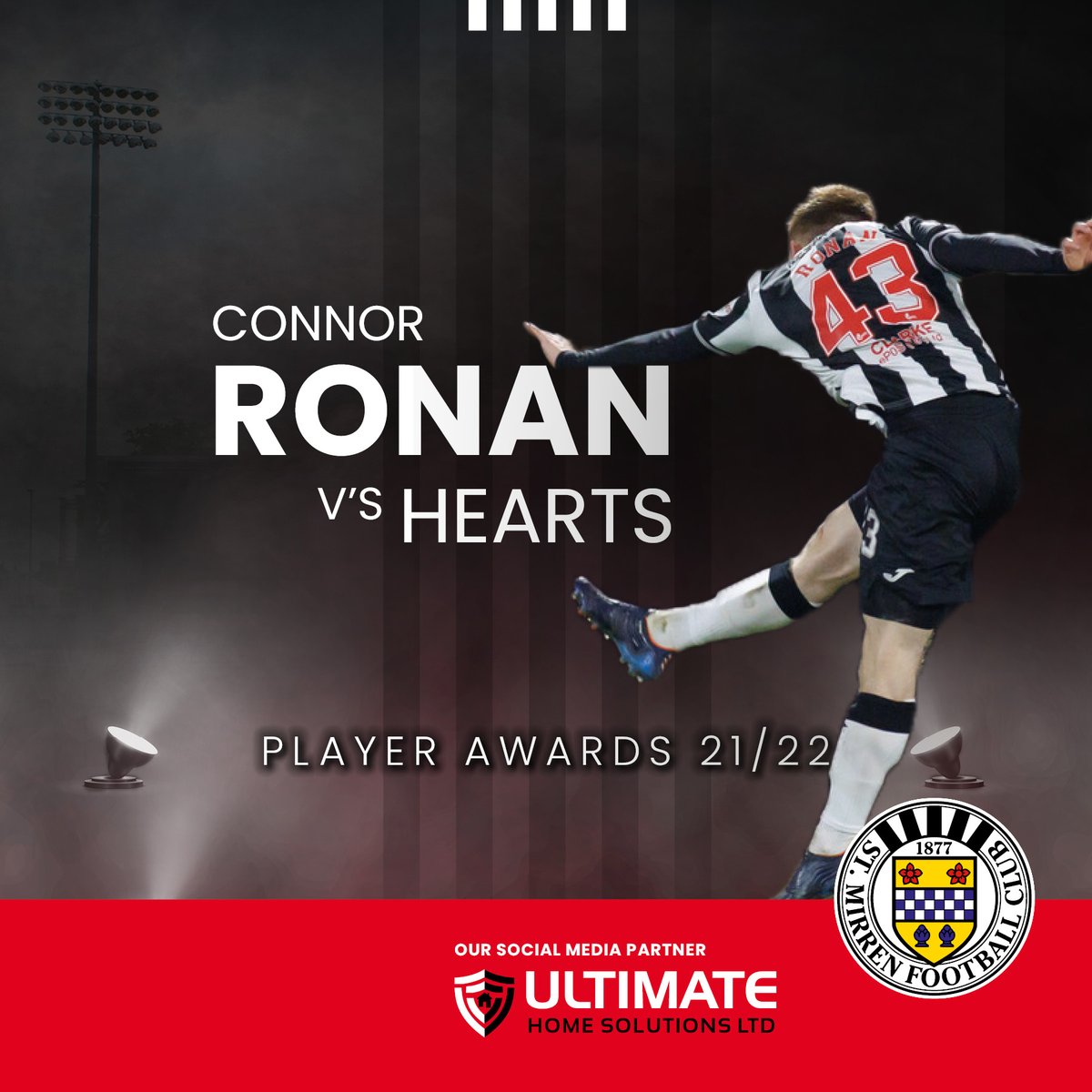 🎯 The St Mirren Goal of the Season sponsored by @Cruden_Group is <a href="/ConnorRonan10/">Connor Ronan</a> for his goal against Hearts in the <a href="/ScottishCup/">Scottish Gas Scottish Cup</a>.

#SMFCPOTY