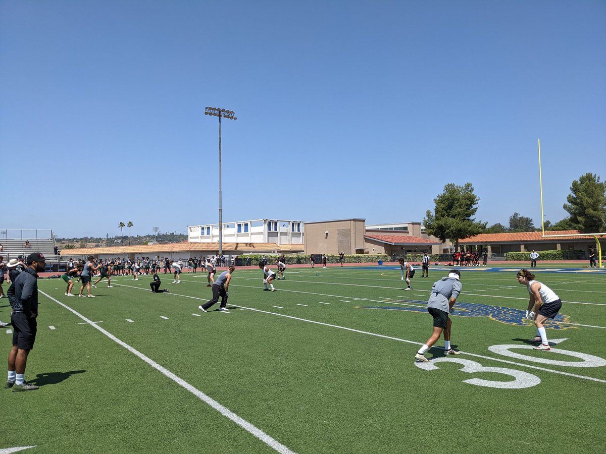Great afternoon for some 7v7 competition! Squad is starting to come together nicely, excited for the next phase of development with spring football! Appreciate @SP_Eagle_O for hosting a great spring league. #sailtheship