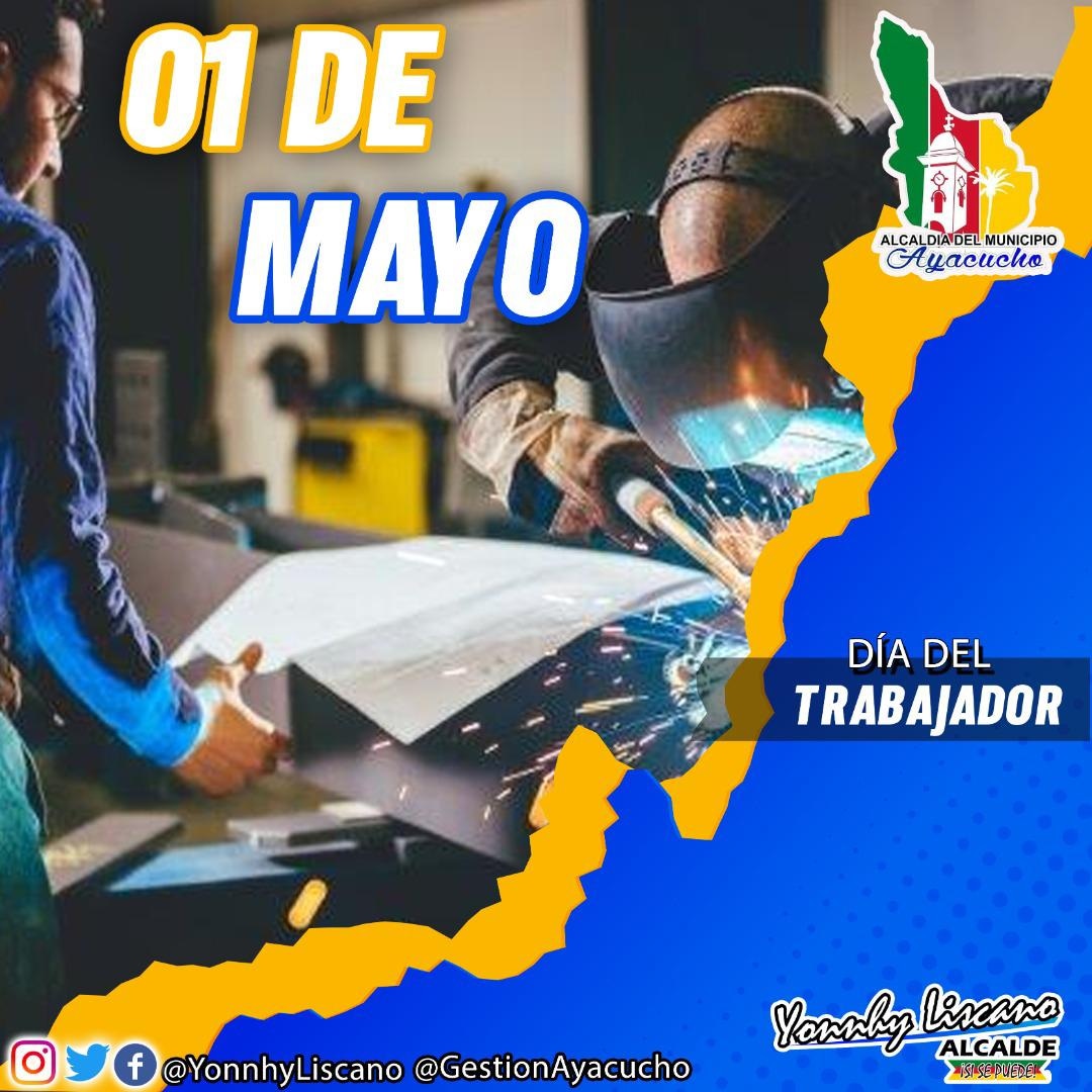 #01May reconocemos el compromiso de nuestra familia de <a href="/gestionayacucho/">Alcaldia Del Municipio Ayacucho.</a> porque trabajamos por nuestra gente de #Ayacucho🟢🔴🟡, nuestro fin es poderles garantizar calidad de vida y una excelente atención

En equipo con nuestro Alcalde <a href="/yonnhyliscano/">Yonnhy Liscano (chupeto)</a> lograremos una gestión exitosa