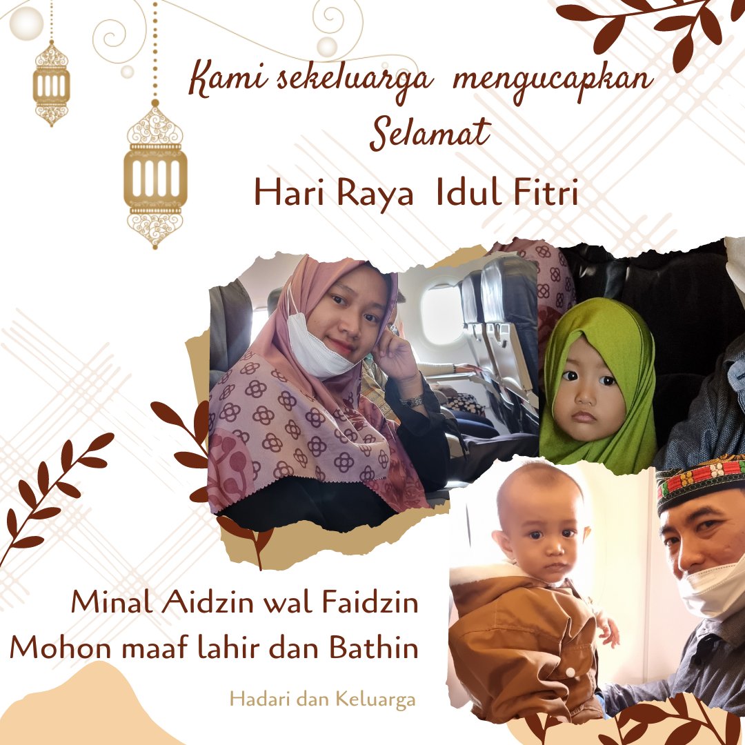 HadariMuhammad's tweet photo. [🕋]

Happy Eid Mubarak 1443 Hadari dan Keluarga ✨

Minal Aidzin Wal Faidzin, Mohon Maaf Lahir Dan Batin Atas Segala Khilaf Kami Selama Ini 🙏🏼
#EidUlFitr #EidMubarak #Eidulfitr2022 https://t.co/sd7VY2MdCf