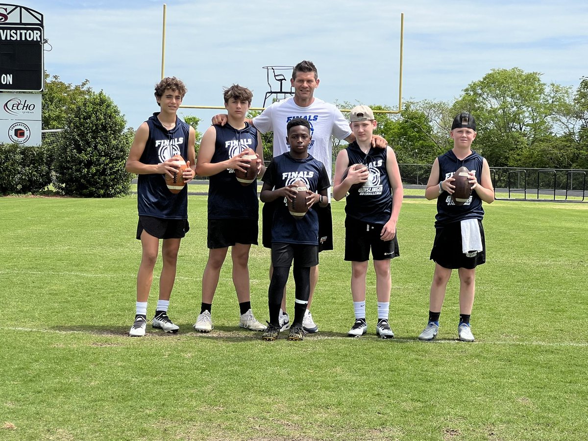 CalebAbraham19's tweet photo. Thankful to complete with some of the best QBs at Gunslinger @TColston6. Thank you to all the coaches/staff for a great event. @QBHitList @CoachPhilyaw @kcolesports @VAQB8 @qbtrainer14 @QuarterbackDocs @Top500scout @PrepRedzoneNext @DEFCONTX7v7 @PhillipsQBA @_TheQuBe @Qb1Nation https://t.co/BNh1tAtJHh