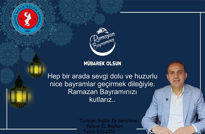 Sevdiklerinizle bir arada, sağlık, huzur ve mutluluk dolu nice bayramlar geçirmeniz dileklerimle , Ramazan Bayramı'nız mübarek olsun..
#İyiBayramlar
