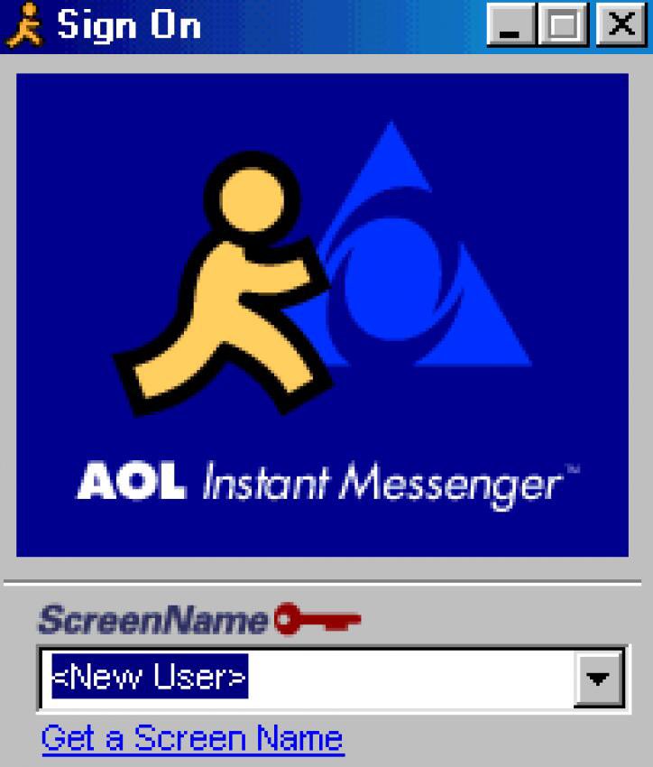 ProjBigScreen's tweet photo. AOL Instant Messenger launched 25 years ago, today. What was your username? https://t.co/gtsTw10HWv