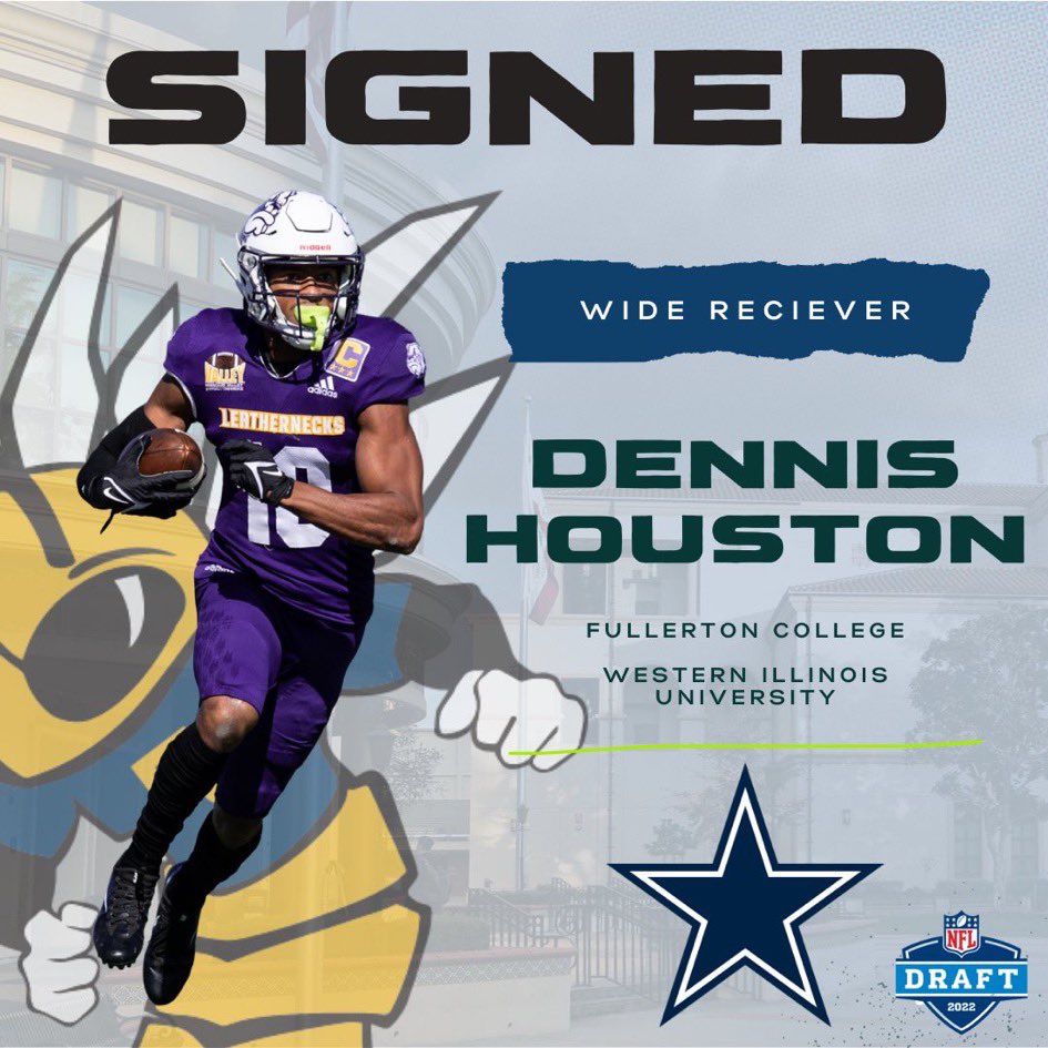 From Friday Night Lights to the NFL! 

CONGRATULATIONS to our Warrior Dennis Houston for signing with the @dallascowboys. Proud and excited to see our Warrior take his game to the next level! 🏈 #EDub 

#OurWarriorStory #2022NFLDraft