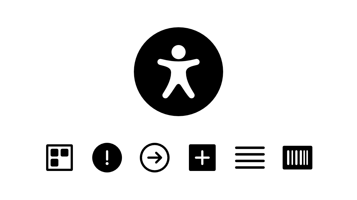 v7.1.0
- Added 30 new icons: Line, Apps, Barcode, Arrow, Plus, Accessibility, Error