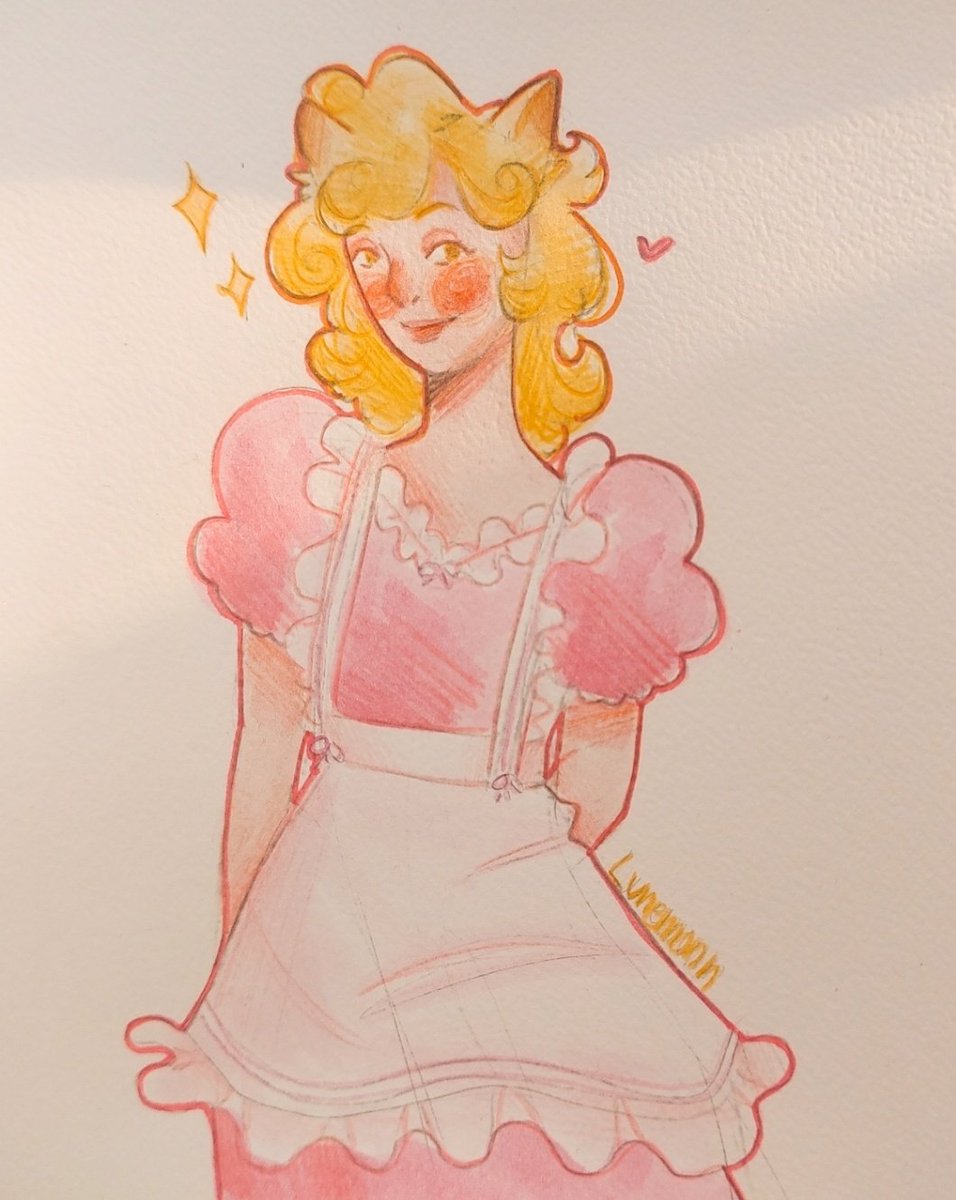 Maid dress <a href="/maudado/">Maudado✨</a> but in ✨😳p i n k😳✨