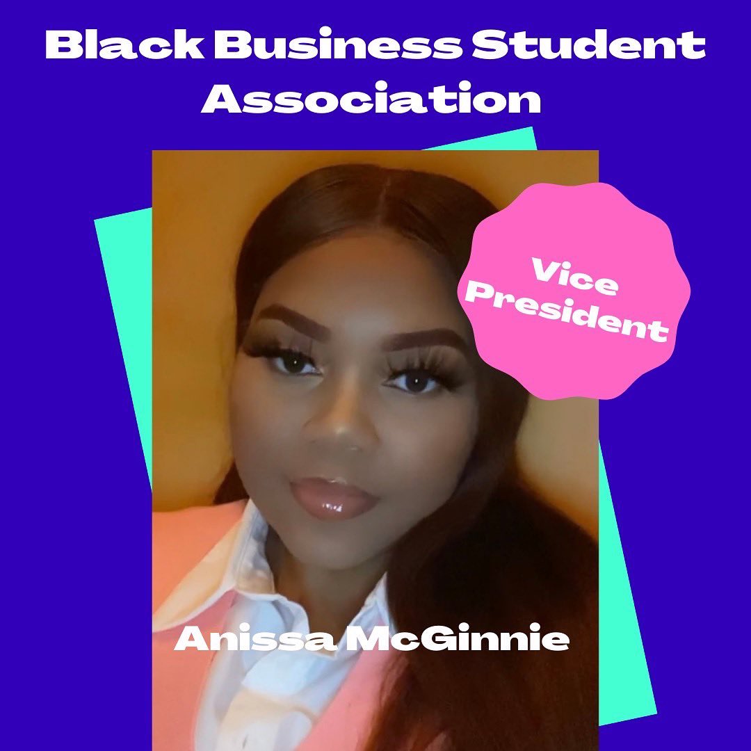 BBSA’s President and Vice President for the 2022-2023 school year!

Mark Hood!
Major: Business Administration: Finance Real Estate
Pre-Law

Anissa McGinnie!
Major: Sociology
Minors: Business, Criminal Justice, and Black Studies