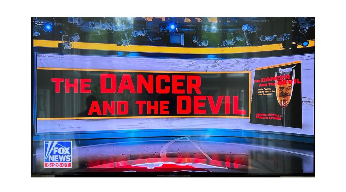 SarahCatonWynne's tweet photo. Thank you @foxandfriends @FoxNews for this early morning interview! Excited to see our book rise to the No 30 spot on Amazon! No 8 new release! #newbook #bookrelease #booklaunch #danceranddevil #putin #xi #poisonlab #COVID19 https://t.co/mjJEW7zYNG