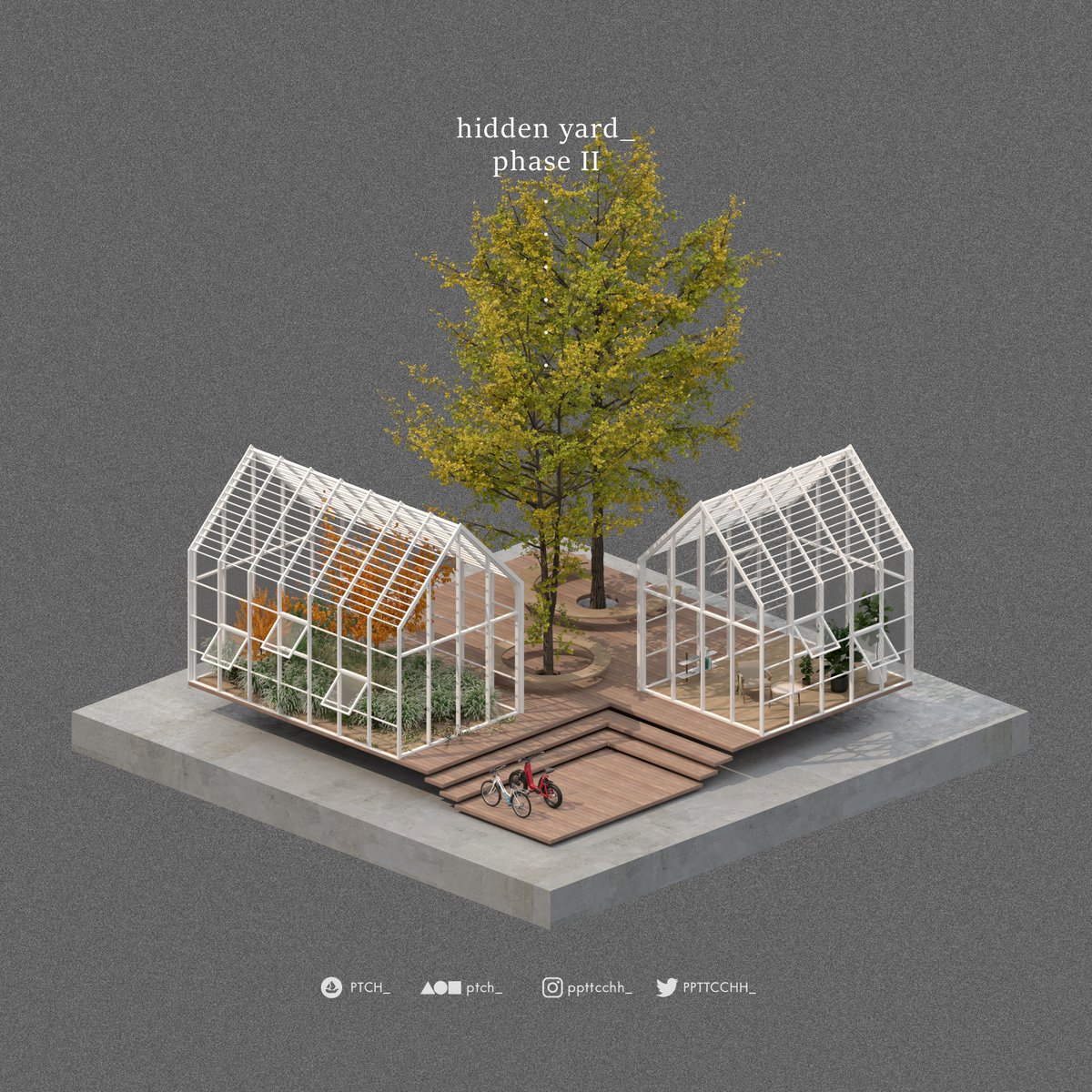 PPTTCCHH_'s tweet photo. 'hidden yard_' phase 2 has just been released!!
I'm having great fun creating this collection😁😁
I hope you liked it as much as I enjoyed creating it.🤍
.
https://t.co/KqrTBCWtOj
.
#CleanNFTs  #NFTarchitecture #WomenInNFTs 
#3DNFT #NFTHouse #Voxelart
https://t.co/LsaPVNuRn3 https://t.co/wchmSS7GET