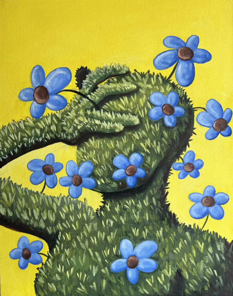 IZAtheArtist's tweet photo. “BLUEM” 🔵🌱

Floral Freestyle (2/?) https://t.co/QspIFskYea