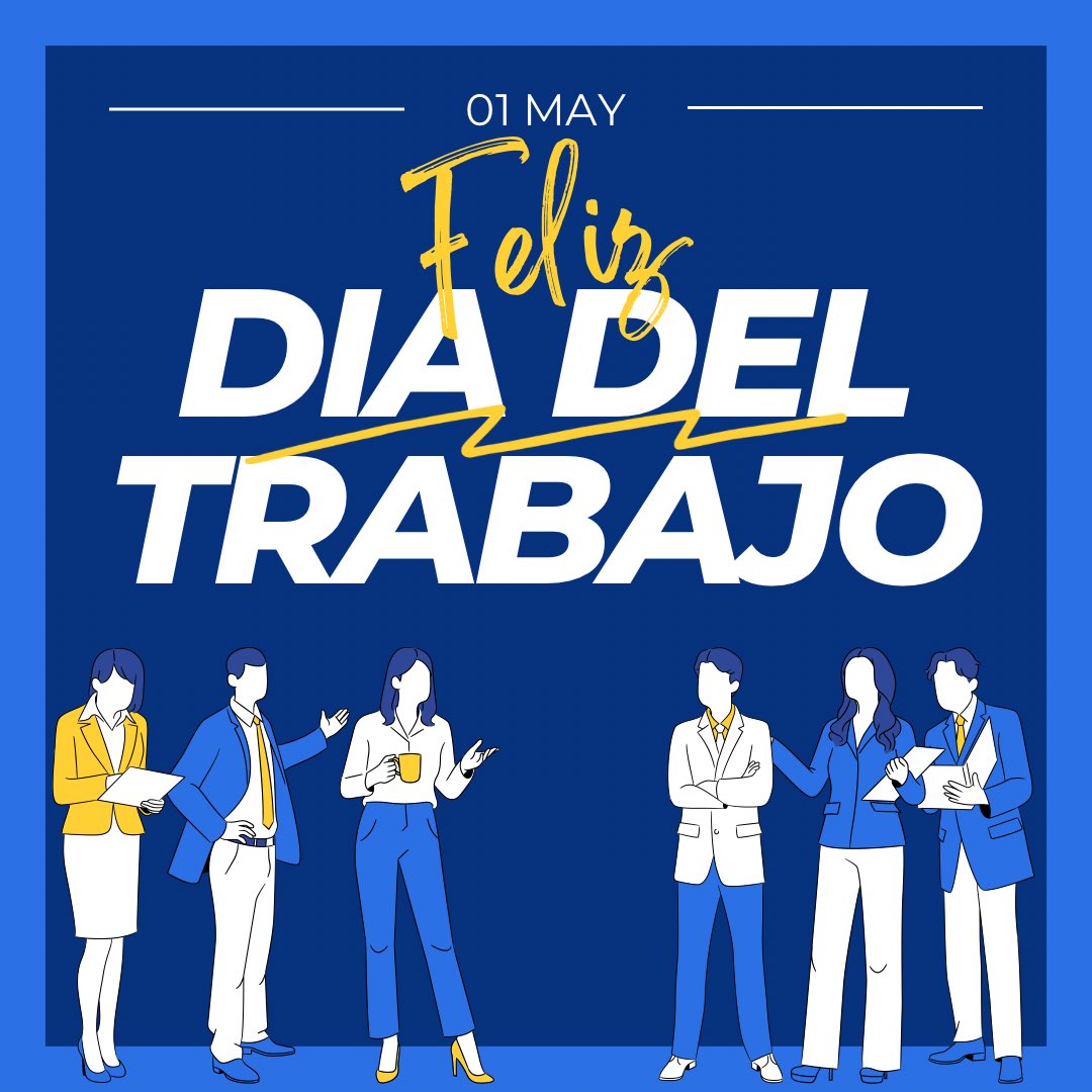 Les deseamos un muy feliz día del trabajo, especial para todos los abogados!