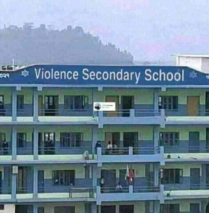 They can names schools with what they are addicted to. #kafira