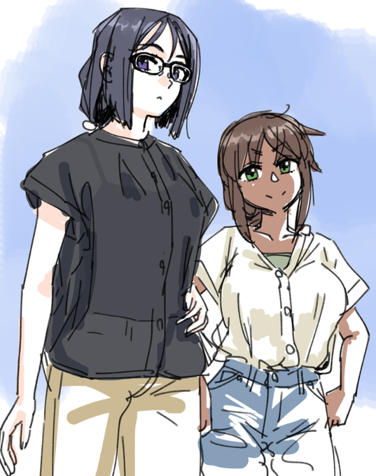 #アリスギアお絵かき #フミシタペアコーデ実行委員会 