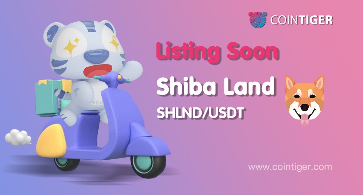 lSHIBLANDl's tweet image. 🔥🔔 $SHLND Listing on CoinTiger Exchange ! 🔔🔥

Shiba land will be Listed on the prestigious major exchange CoinTiger on 6th May !

PancakeSwap Contract Address ( Buy Pre-Listing ):

0x0ED6806A30335a569C0a6ac8E67bf2B06209858c
