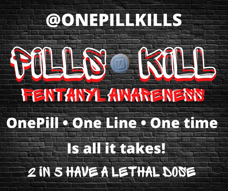 onepillkills's tweet photo. #fentanylawarenes #onelineonepillonetime  
#endfentanylpoisonings #fentanylkills  #narcansaveslives 
#NationalFentanylAwarenessDay #JustSayKNOW https://t.co/nD6oQny5Wi