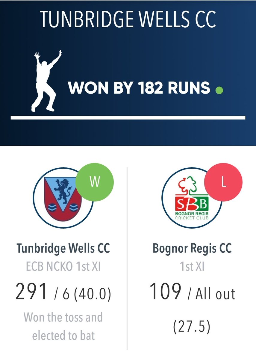 Tunbridge Wells CC tweet media