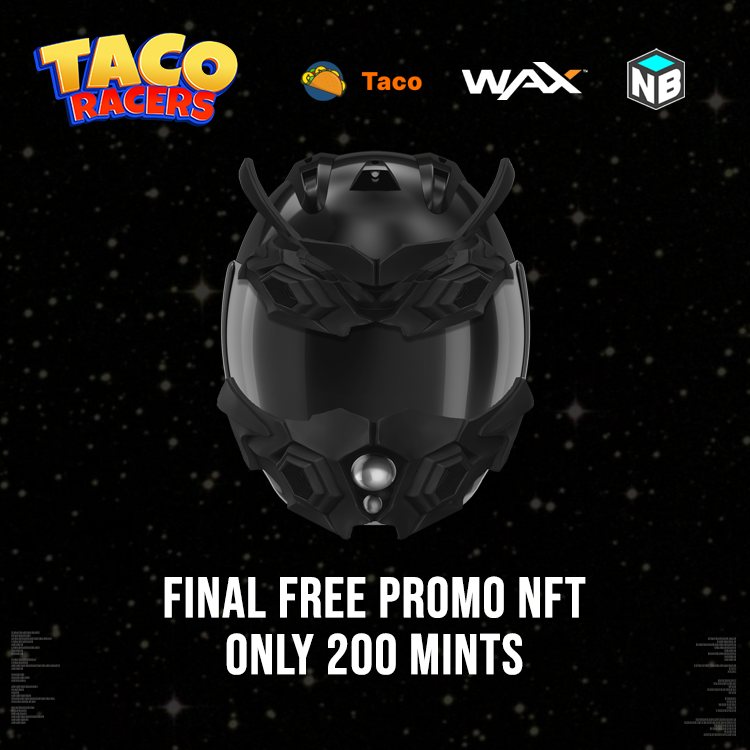 TacoRacers's tweet photo. Our final free Promo Driver NFT is dropping on @neftyblocks today! #TacoRacers #TeamTaco

👉https://t.co/M59GXO7uhl https://t.co/X568ThBQuy
