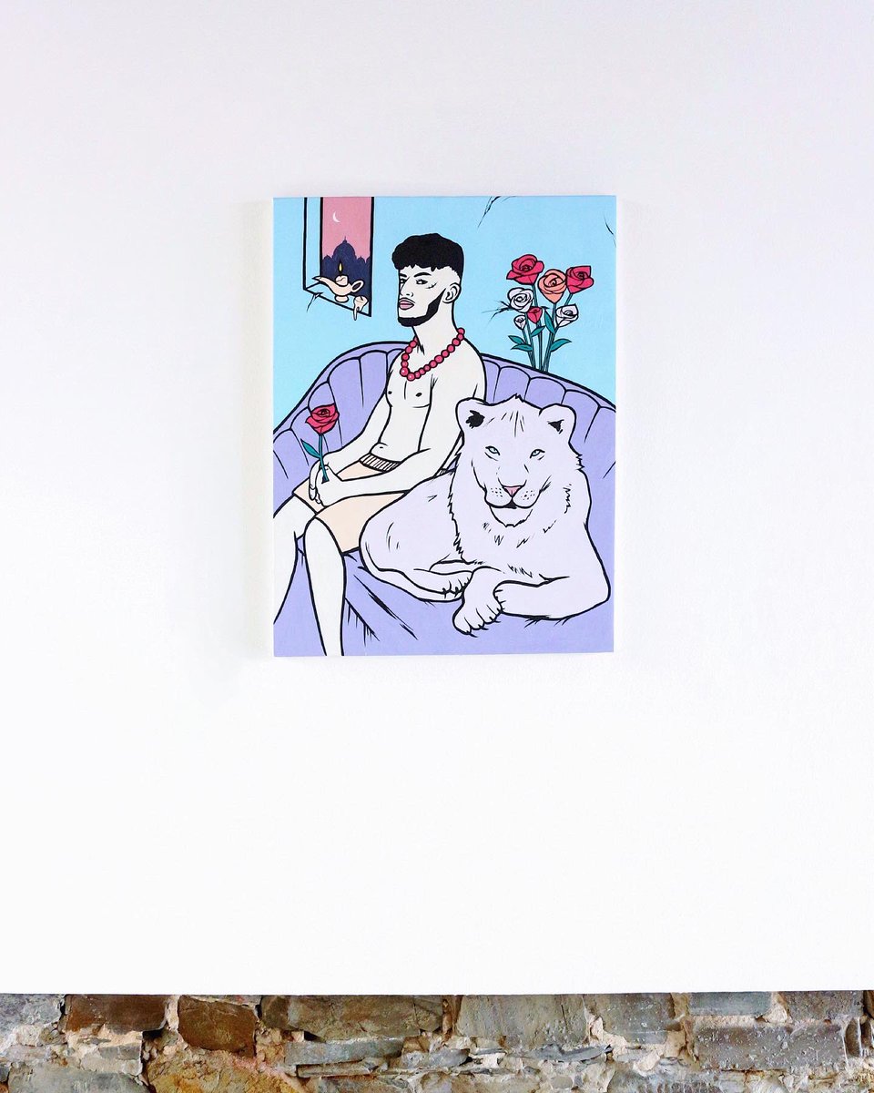 MosaOneArt's tweet photo. Really excited for my first exhibition this year, If you’re in Cape Town you should definitely pass at @eclecticacontemporary for “Bad posture” the collective exhibition curated by Marli Oden from April 7 to may 31.

#mosaone #lemondeourien🌎 https://t.co/abxdHtcum7