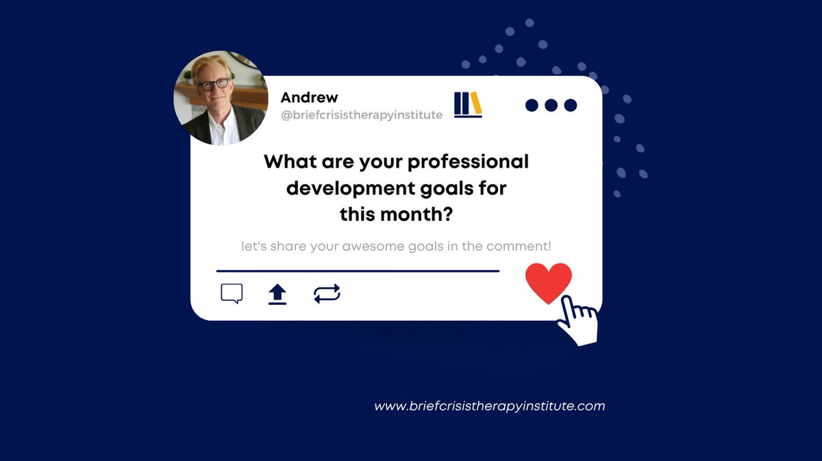 BriefCrisisTx's tweet photo. Life-long learners. That is what so many of us identify as - and it makes sense! 

As therapists, we are always learning, reading, and getting certified in new models. 

Share your PD goals this month! 

#professionaldevelopment #lifelonglearning #training #goodreads https://t.co/GGHirn9Ker