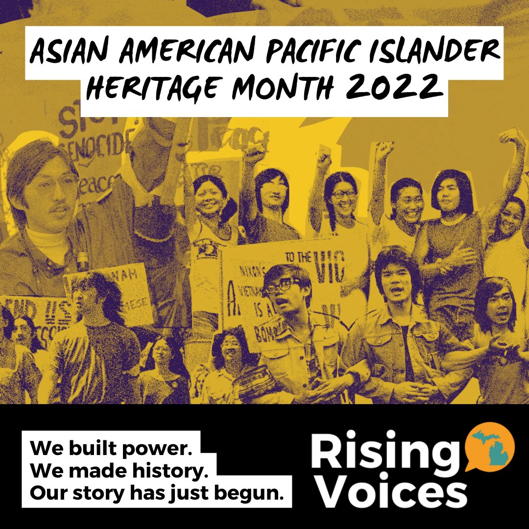 RisingVoicesAAF's tweet photo. Join Rising Voices this May as we celebrate the history of Asian American power building as we launch our Portraits of Power series, RV Community Gatherings and other Rising Voices events and initiatives throughout the month.
#asianamericanhistory #buildingpower #AAPIHM2022 https://t.co/kr90cbNqyE