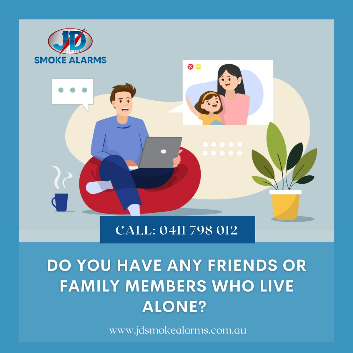 Do you have any friends or family members who live alone? 🙋 

Because of our work and other obligations, it can be difficult to visit or stay with them, but there is a method we can demonstrate our concern for their safety and well-being.