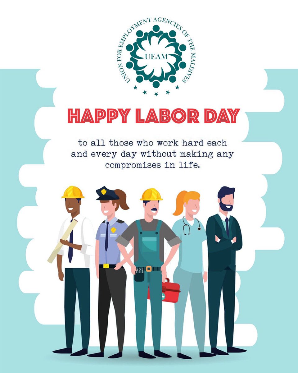 This is a day for all the workers. Happy labor day to all the hardworking men and women.