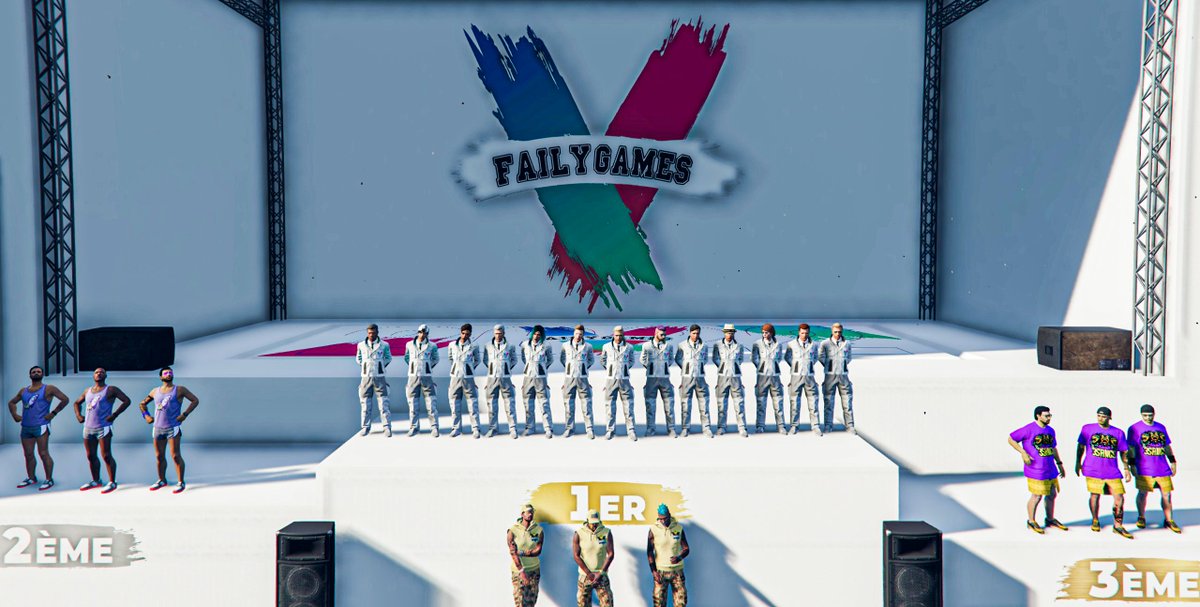 En énorme merci à la #TeamJuges ! 👏
Comme il y à 4 ans, sans eux on ne pourrais pas faire ce genre d'évènement en jeu. #FailyGames