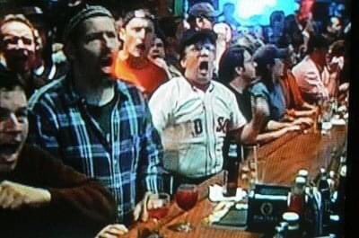 TheMightyQuinn's tweet photo. @Thomas_Carrieri I made a cameo appearance in the film. (I’m wearing the Sox jersey.) One of my proudest moments. https://t.co/LUqEEjWnrO