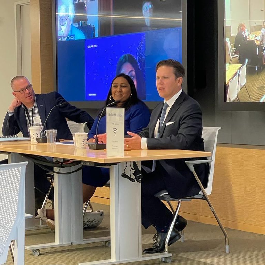 Multilaw's tweet photo. The @Multilaw events at #INTA are well under way with a networking dinner last night and a practice group meeting this morning at @Holland_Knight Washington DC offices. Great to see members meeting up again 🙂🌏 https://t.co/PpWWavLVNA