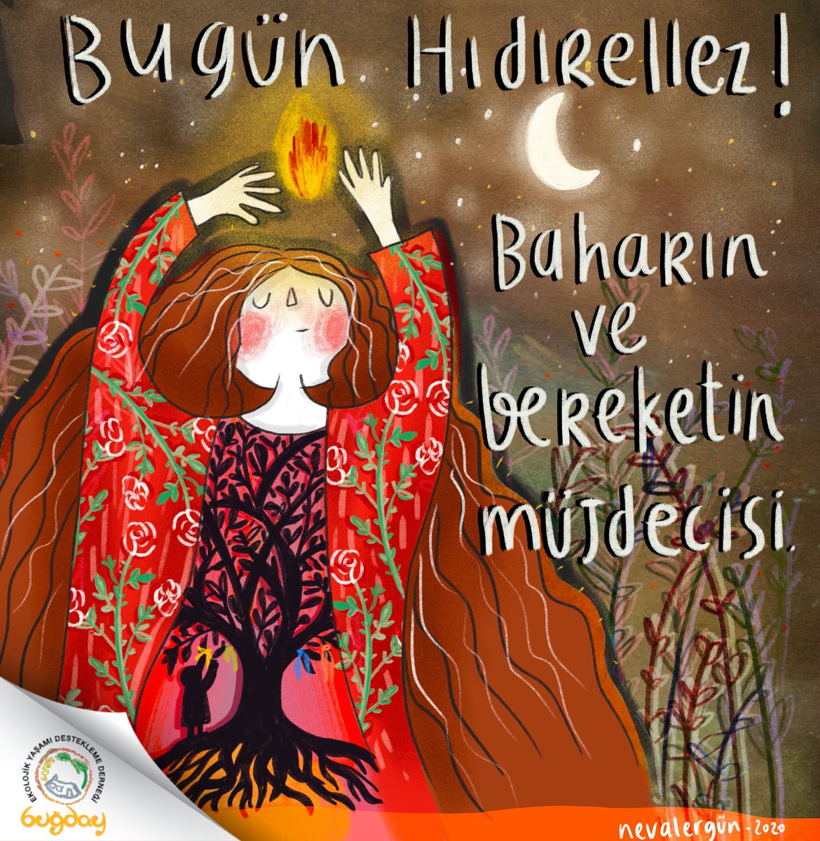 🔥 Bugün #Hıdırellez; baharın ve bereketin müjdecisi...

Birçok farklı kültürde yeri olan hıdırellez doğanın uyanışını kutlamanın güzel bir bahanesi, bereket ve bolluğun tarihsel bir simgesidir.

Doğanın bereketi sizinle olsun. 🌾

#BuğdayDerneği